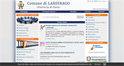 Desktop Screenshot of comune.lardirago.pv.it